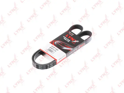 Courroie trapézoïdale à nervures LYNXAUTO 6PK1173