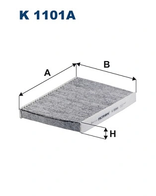 Filtre, air de l'habitacle FILTRON K 1101A