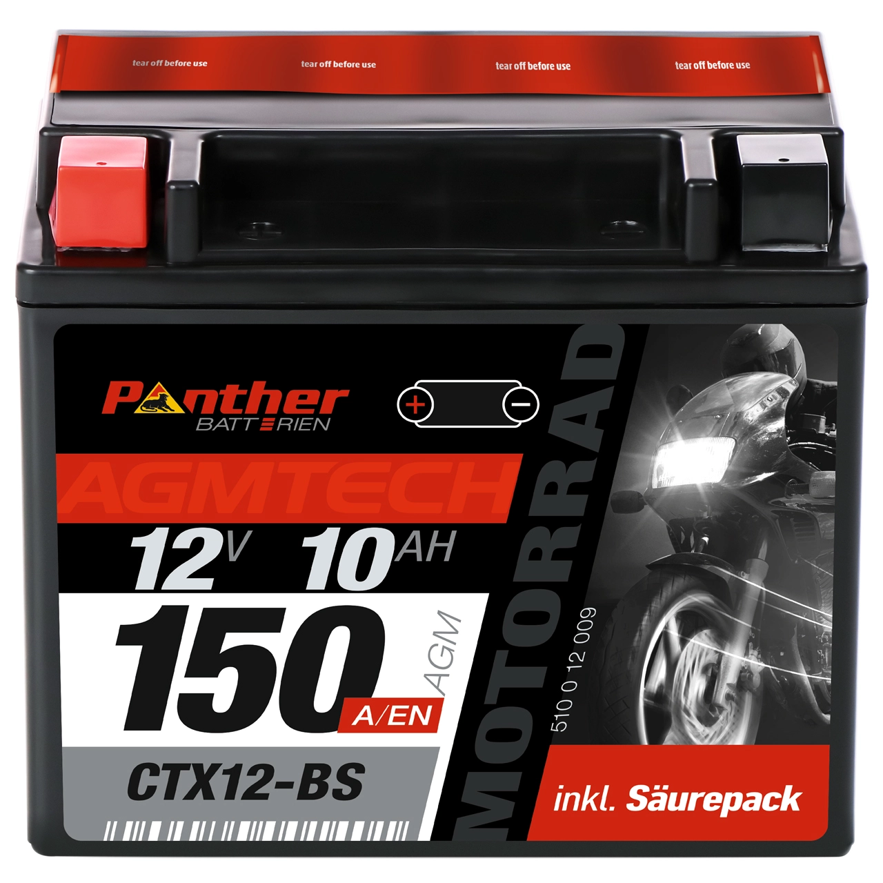 Batterie de démarrage PANTHER-BATTERIEN MB.5101277