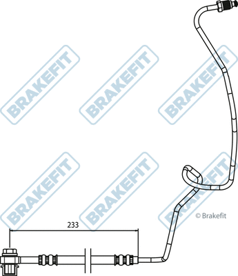 Flexible de frein APEC BHO4301