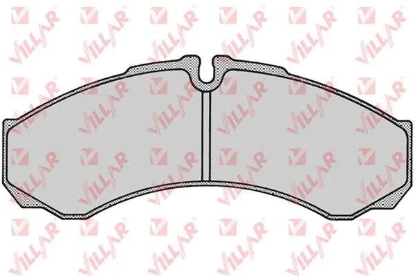 Kit de plaquettes de frein, frein à disque VILLAR 626.0684
