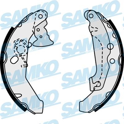 Jeu de mâchoires de frein SAMKO 87560