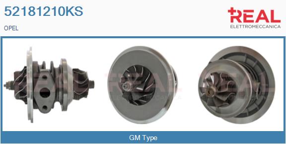 Groupe carter, turbocompresseur REAL 52181210KS