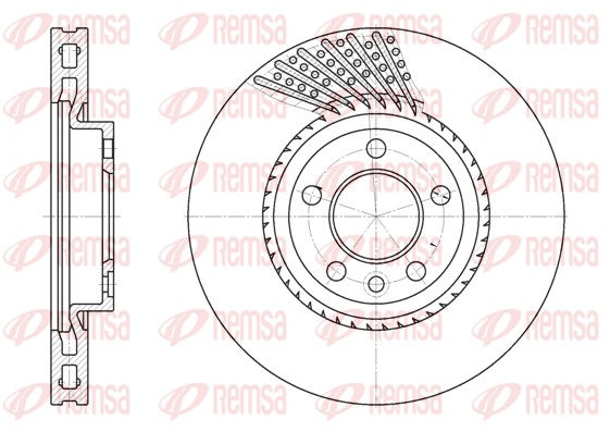 Disque de frein REMSA 6749.10