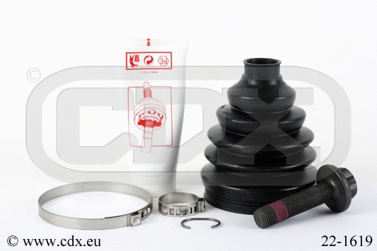 Jeu de joints-soufflets, arbre de commande CDX 22-1619
