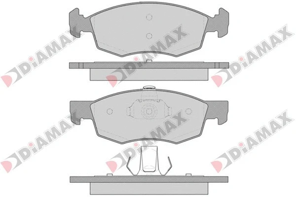 Kit de plaquettes de frein, frein à disque DIAMAX N09160