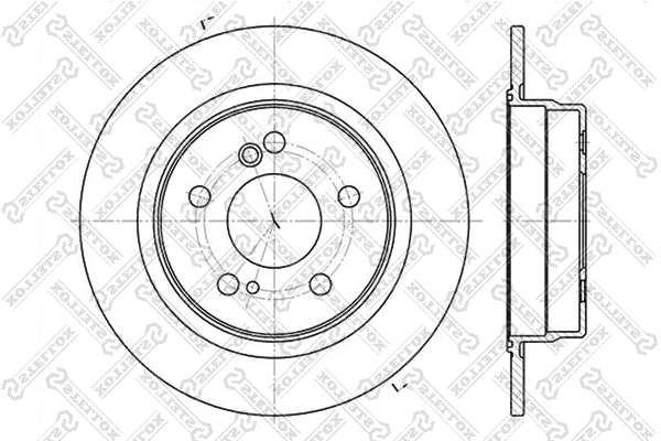 Disque de frein STELLOX 6020-3326-SX