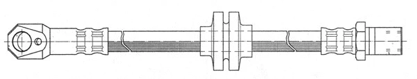 Flexible de frein CEF 517043