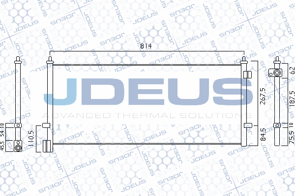 Condenseur, climatisation JDEUS 731M04