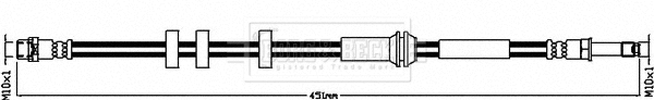 Flexible de frein BORG & BECK BBH8609