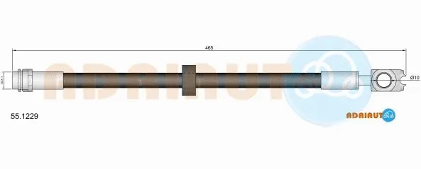 Flexible de frein ADRIAUTO 55.1229