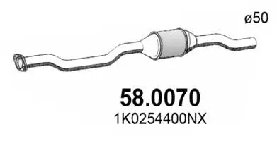 Catalyseur ASSO 58.0070