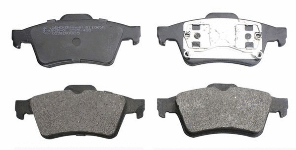 Kit de plaquettes de frein, frein à disque DENCKERMANN B110650