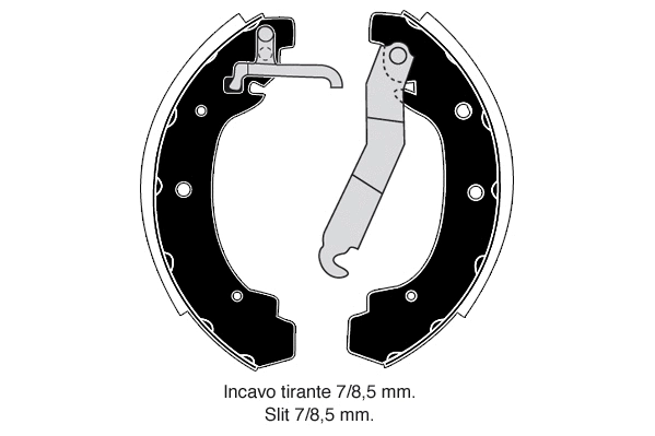 Jeu de mâchoires de frein RAICAM RA26740