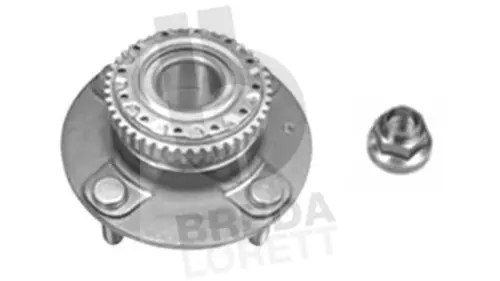 Kit de roulements de roue BREDA LORETT KRT7808