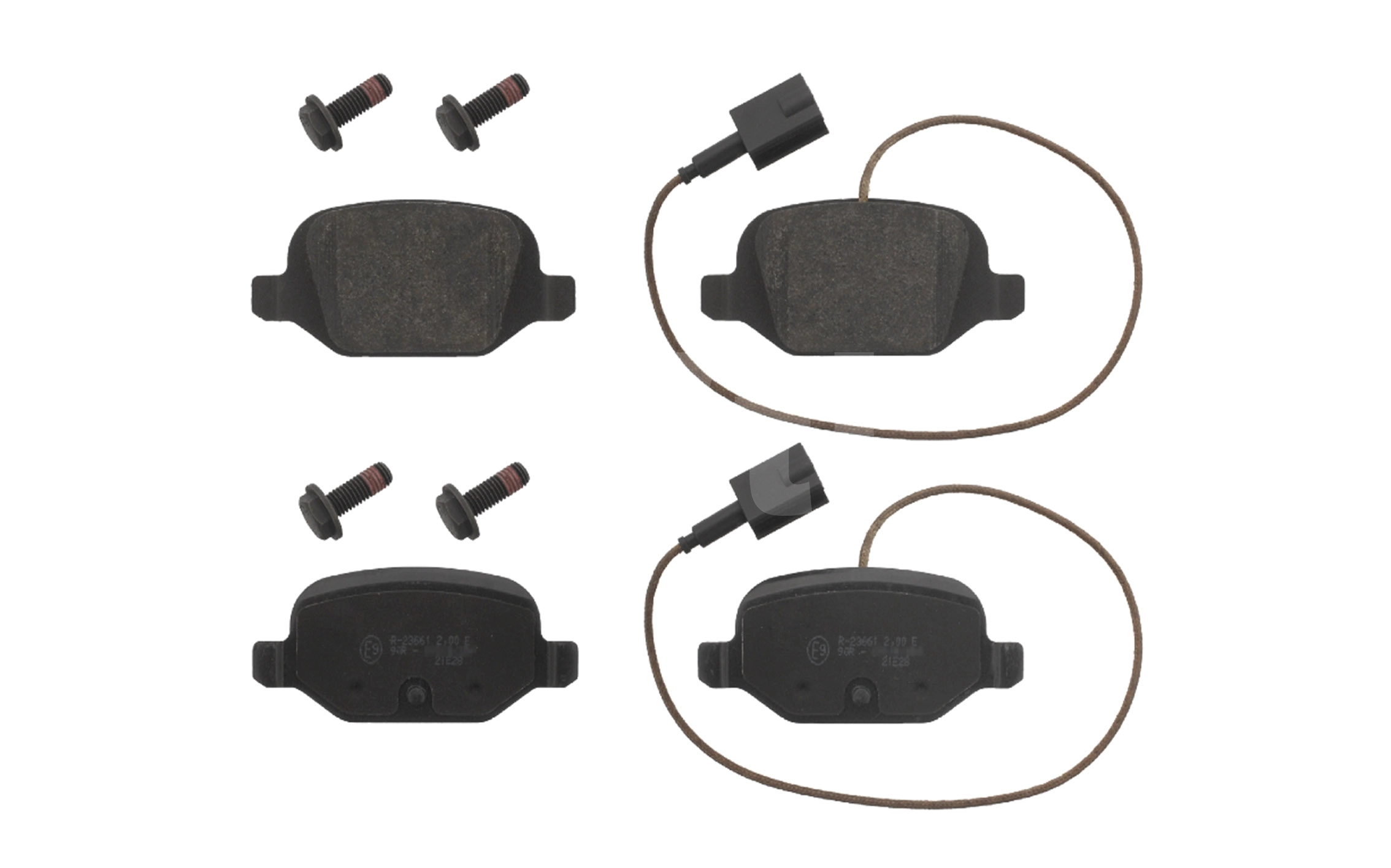 Kit de plaquettes de frein, frein à disque Wti Automotive K851041