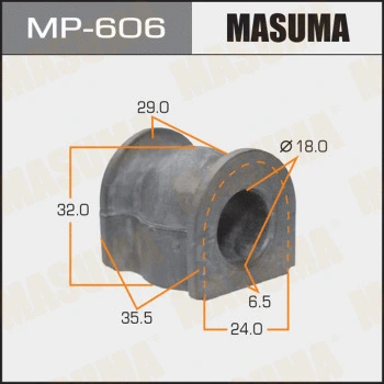 Coussinet de palier, stabilisateur MASUMA MP-606