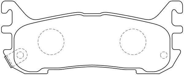 Kit de plaquettes de frein, frein à disque SB BP25365