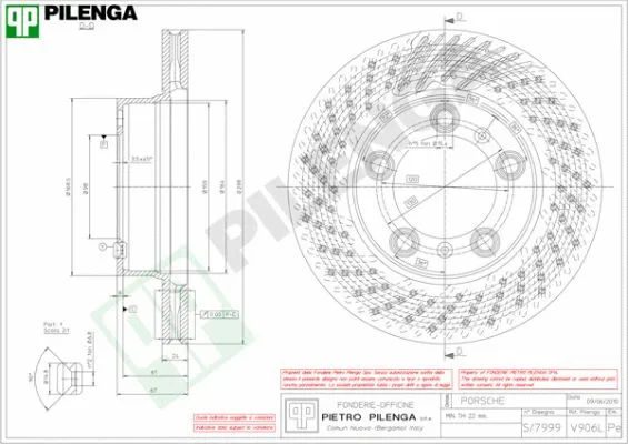 Disque de frein PILENGA V906L