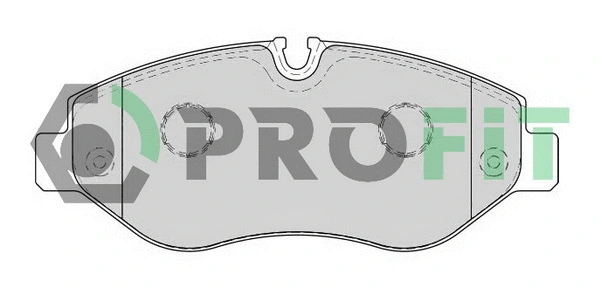 Kit de plaquettes de frein, frein à disque PROFIT 5000-1778