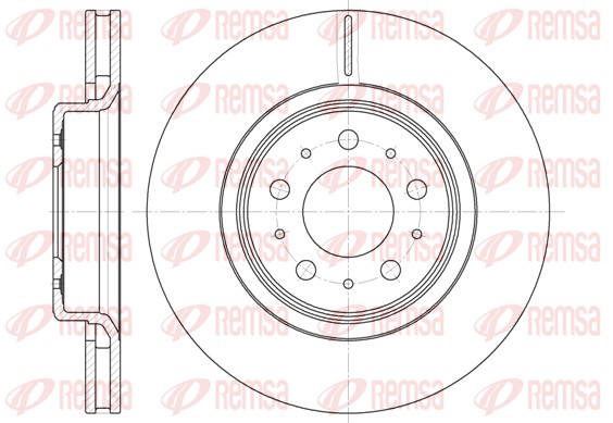 Disque de frein REMSA 6795.10