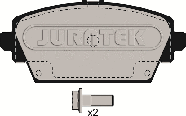 Kit de plaquettes de frein, frein à disque JURATEK JCP1580