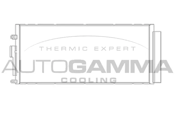 Condenseur, climatisation AUTOGAMMA 105373