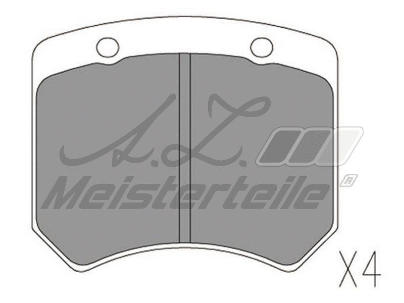 Kit de plaquettes de frein, frein à disque A.Z. Meisterteile AZMT-44-022-1906