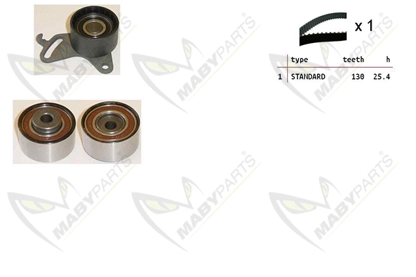 Kit de courroie crantée MABYPARTS OBK010252