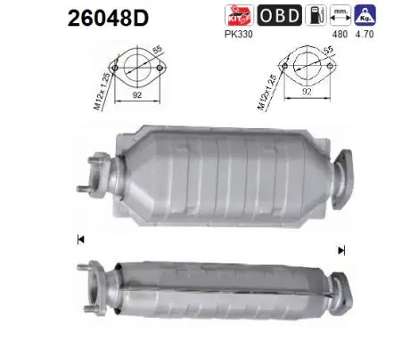 Catalyseur AS 26048D