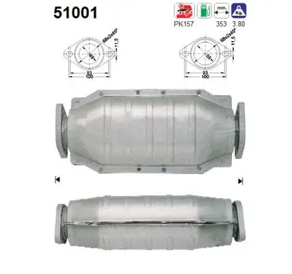 Catalyseur AS 51001