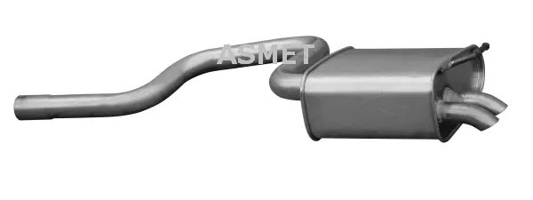 Silencieux arrière ASMET 07.199