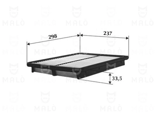 Filtre à air AKRON-MALÒ 1500185