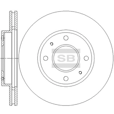 Disque de frein Hi-Q SD6007