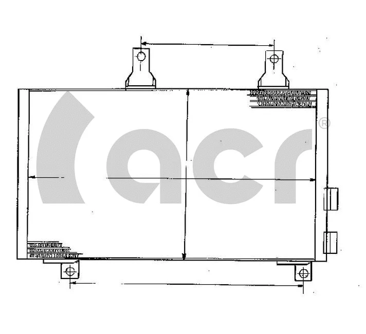 Condenseur, climatisation ACR 300236