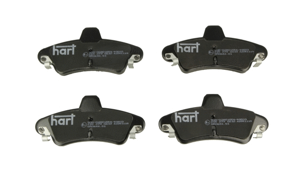 Kit de plaquettes de frein, frein à disque HART 215 273
