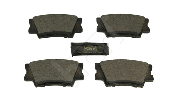 Kit de plaquettes de frein, frein à disque HART 260 748