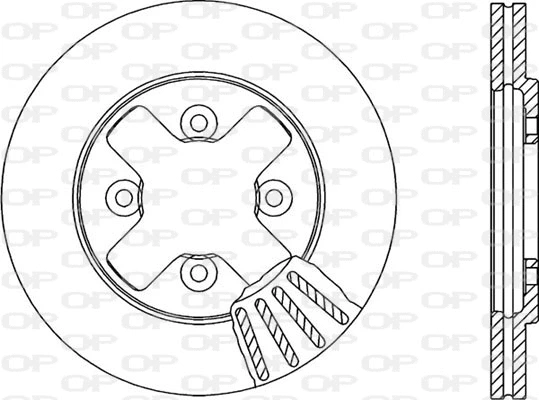 Disque de frein OPEN PARTS BDR1371.20