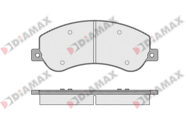 Kit de plaquettes de frein, frein à disque DIAMAX N09540