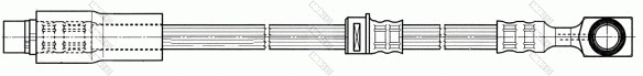 Flexible de frein GIRLING 9004500