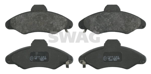 Kit de plaquettes de frein, frein à disque SWAG 50 91 6039
