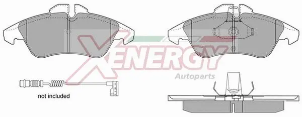 Kit de plaquettes de frein, frein à disque AP XENERGY X40625
