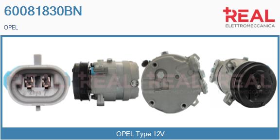 Compresseur, climatisation REAL 60081830BN