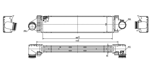 Refroidisseur d'air de suralimentation HART 612 088