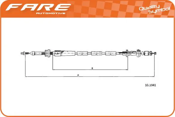 Câble d'accélération FARE-CO 25495