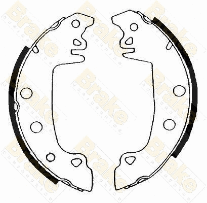 Jeu de mâchoires de frein Brake ENGINEERING SH1176