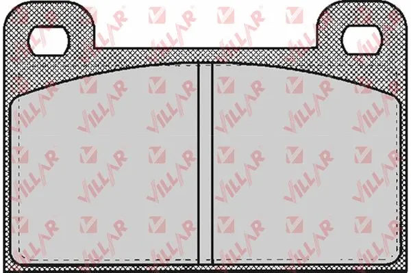 Kit de plaquettes de frein, frein à disque VILLAR 626.0491