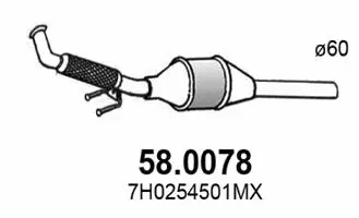 Catalyseur ASSO 58.0078