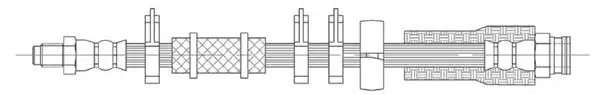 Flexible de frein Technika 28051