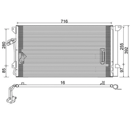 Condenseur, climatisation PowerMax 7110399
